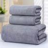 3Pcs/Set Bath Towel Coral Velvet Highly Absorbent Towels Soft Quick Drying Bath Towel Set for Bathroom Gym SPA Home Travel Hotel Kitchen