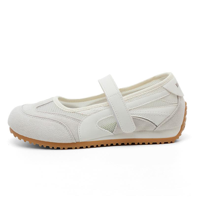 New Mary Jane Shoes - Breathable Mesh Not Tired Feet Cushioning Outdoor Travel Wear Comfortable Non-slip Flat Shoes