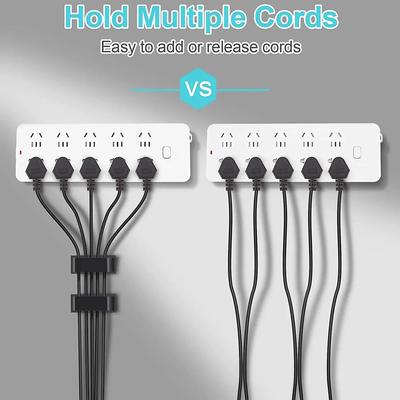 Self Adhesive Cable Clips Cord Management Wire Holder Organizer Clamp Desk Tidy Cable Manager In Car Home Office Clips