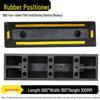 Rubber Wheel Stop: Large Car Reversing Anti-Collision Barrier & Locator