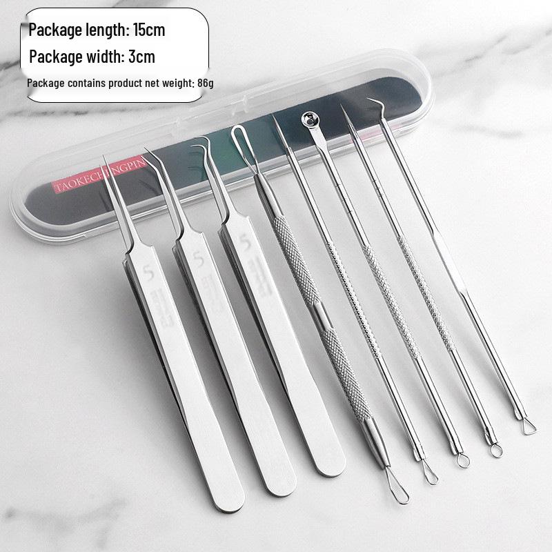 Blackhead & Acne Removal Tool Set: Beauty Needle for Squeezing & Extracting