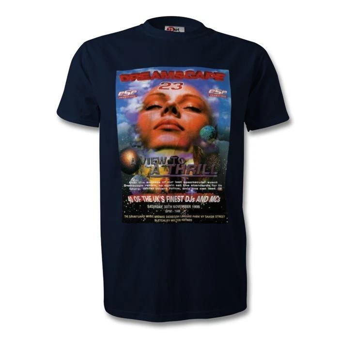 

Dreamscape 23 flyer 90 s rave old skool retro art T shirt tee 11 colours 2XL