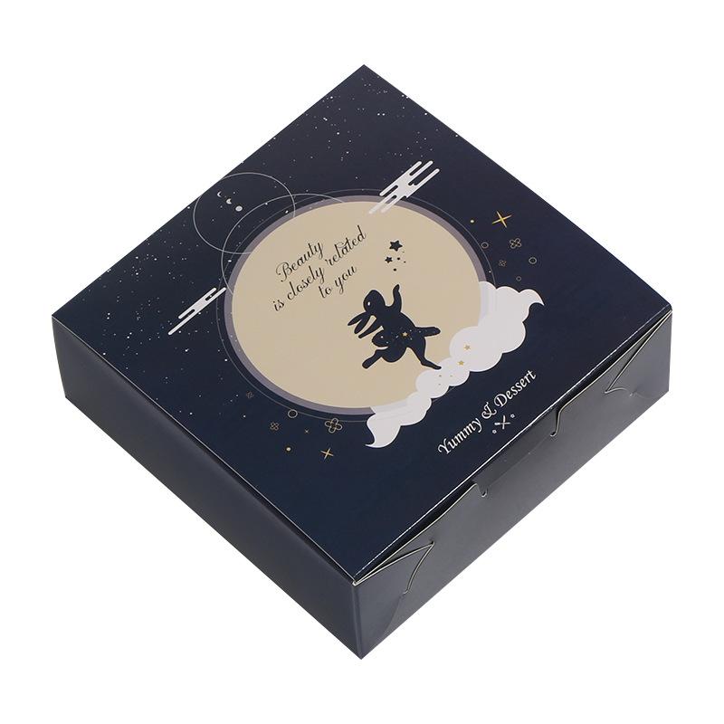 20pcs Square Packaging Boxes Suitable for Egg Yolk Pastries, Egg Tarts, Bread, Puff Pastry Boxes, Home Kitchen Baking, Picnic Packaging Supplies