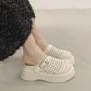 Fashion Women's Slippers Woven Shoes Mesh Buckle Garden Shoes Outdoor Platform Beach Sandals Loafers Fashion Slippers Casual Sandals