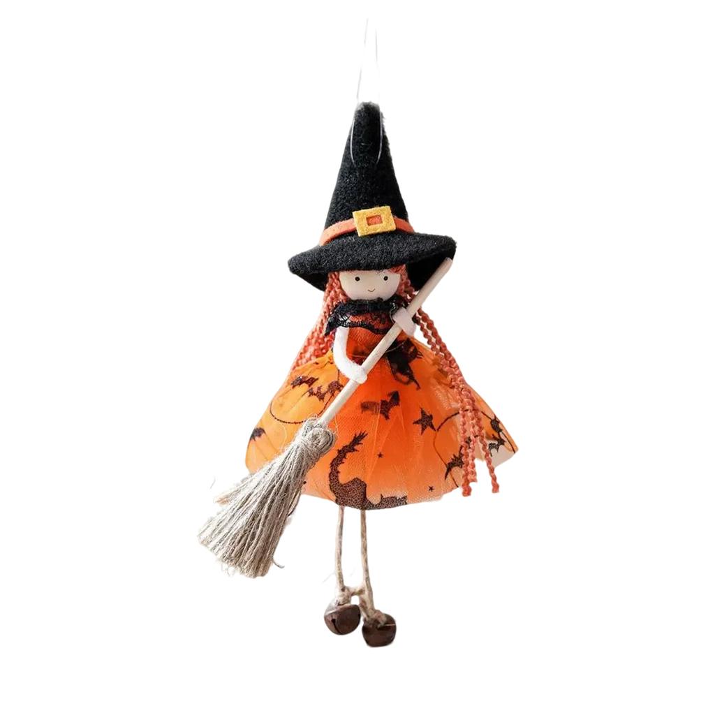 Halloween Decoration Mesh Girl Angel Pendant Hanging Foot Doll Halloween Pendant Atmosphere Ornaments