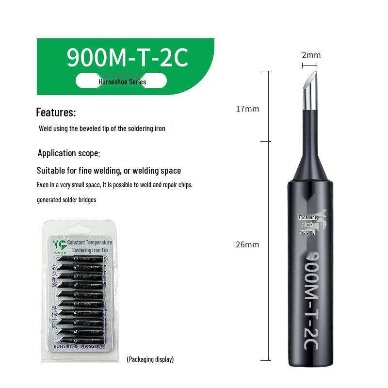 Black King Kong 936 Soldering Iron Tip - Constant Temperature, Internal Heating, Electric Soldering Station Tip.
