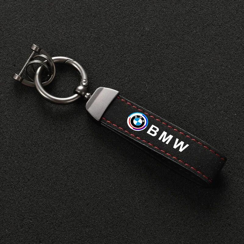 Portachiavi in Pelle 2025 Emblema Auto Portachiavi Porta Chiavi Per BMW 50° F30 F10 E90 F20 E46 E60 E70 E39 E36 E87 E92 X6 X7 GT G30 G2