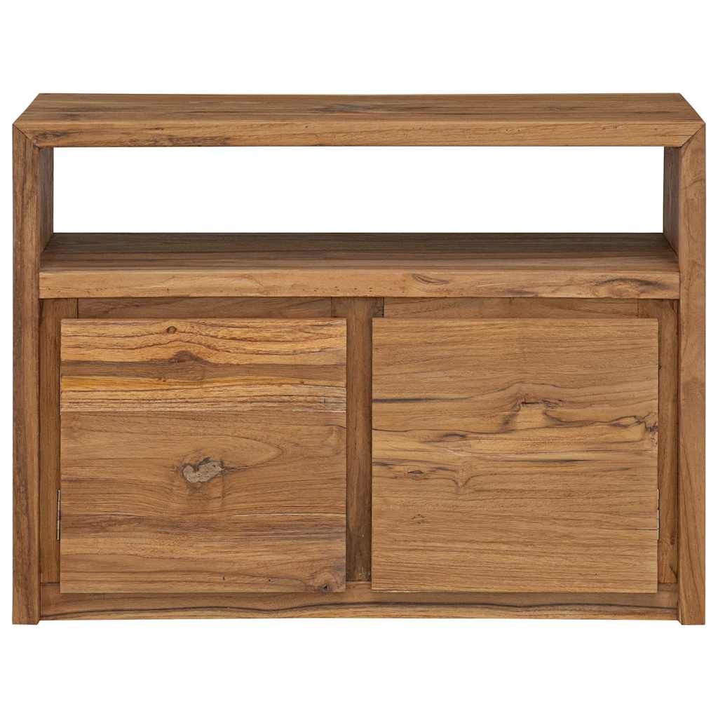 Sideboard 80 X 30 X 60 Cm Solid Teak Wood