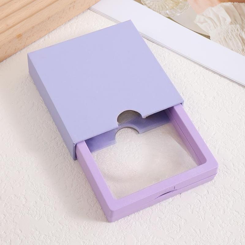 Transparent Floating Display Boxes Lastic PE Film Jewelry Packaging Box Jewelry Necklace Ring Seal Antioxidant Collectible Storage Case 10pcs