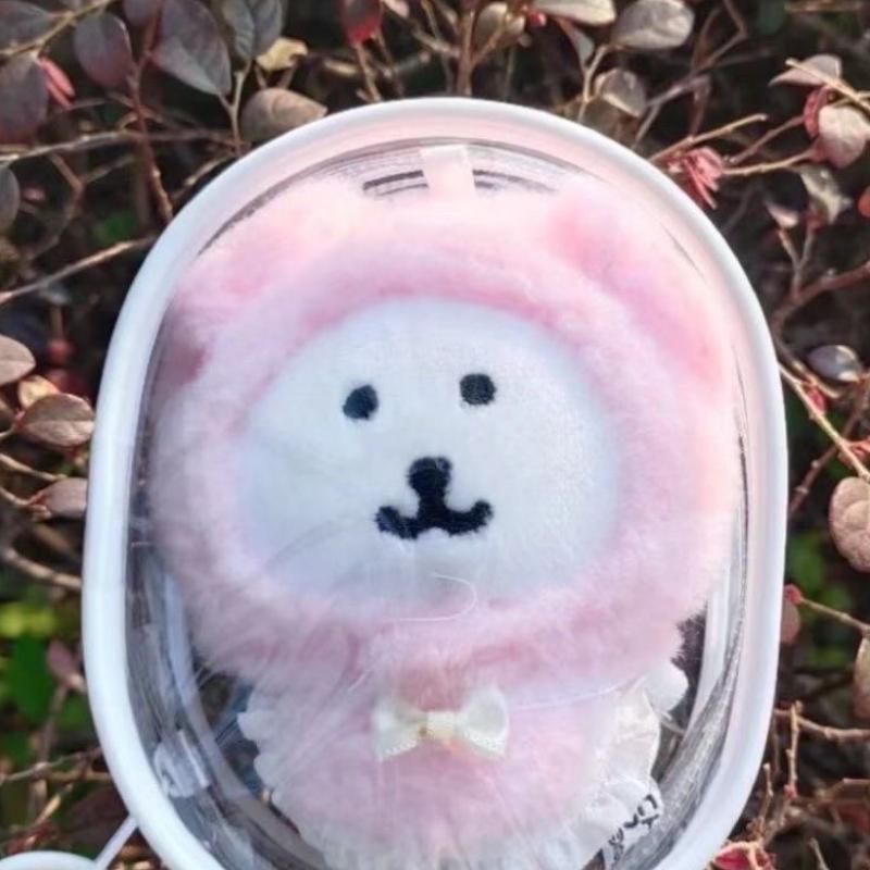 High Appearance Level Cute Self-mocking Headgear Cute Cotton Doll Clothes Bear Doll Clothing Set Plush Accessories