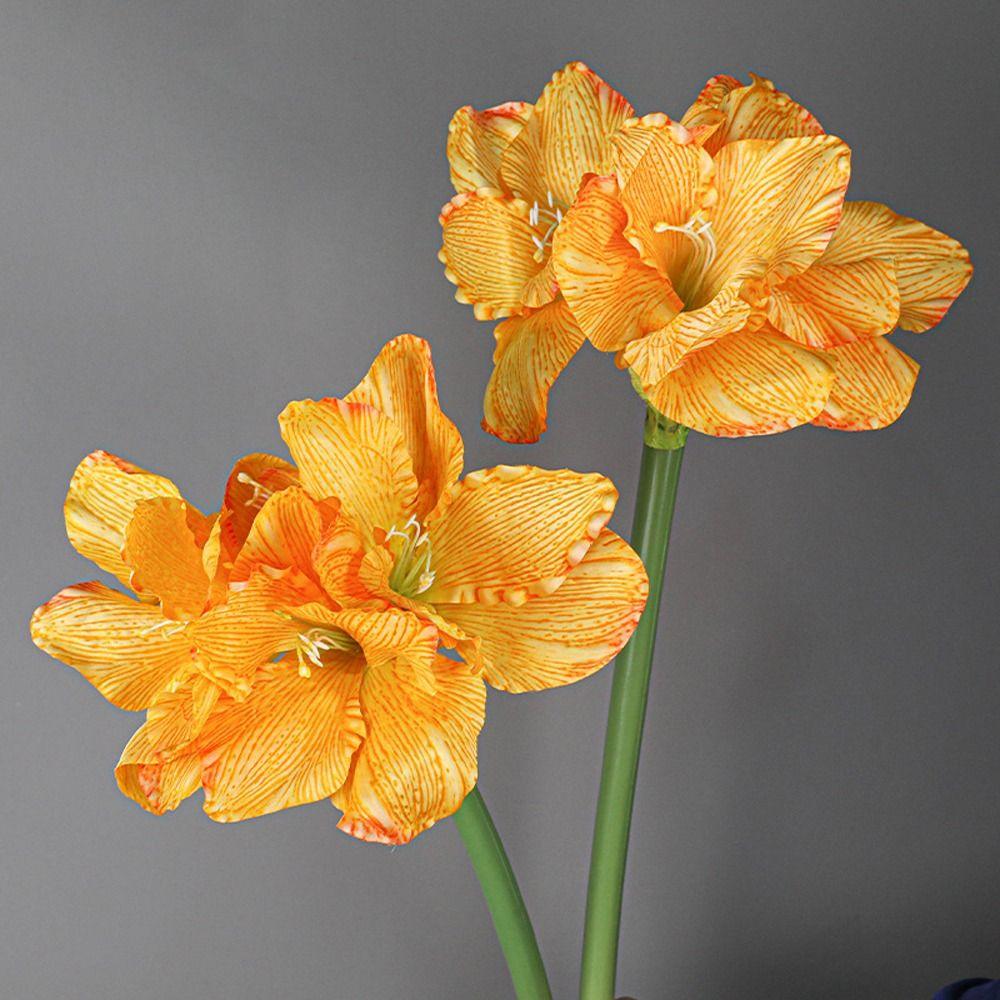 Echte Haptik Künstliche Orchideenblüten Florale Kunst Kunstblume Außendekoration für den Garten