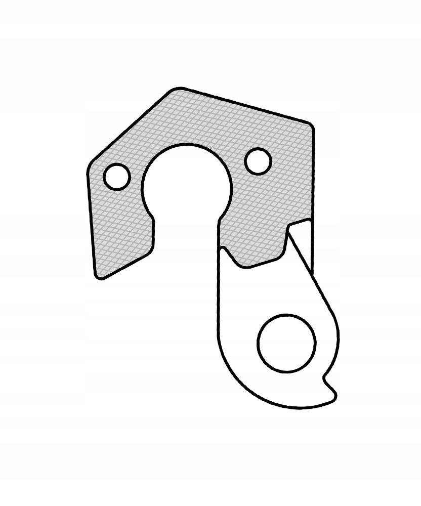 Derailleur Hanger For Frame Gh063 For B'twin, Rockrider