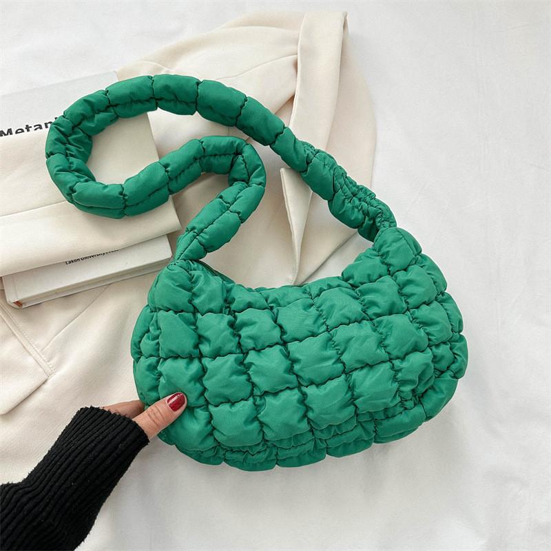 Stylish Minimalist Shoulder Bag Trendy Unique Retro Casual Dumpling Bag For Women