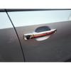 For Subaru Forester SH 2008 2009 2010 2011 2012 ABS Chrome Carbon Black Car Door Handle Cover Trims Car Styling Accessories