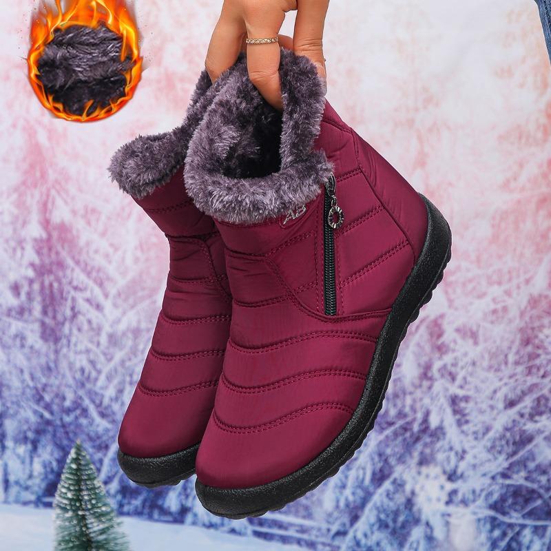 New Cotton Shoes Large Size Women's Shoes Velvet Warm Soft-soled Snow Boots Women's Thickened Winter Women's Shoes