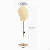 Head Model ,Display Rack Stand Wig Hat Adjustable, Stainless Steel Fashion Detachable