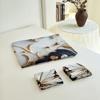 3pcs Butterfly Floral Duvet Cover Set | Animal Print, Insect Theme, Breathable Polyester, All-Season, Machine Washable