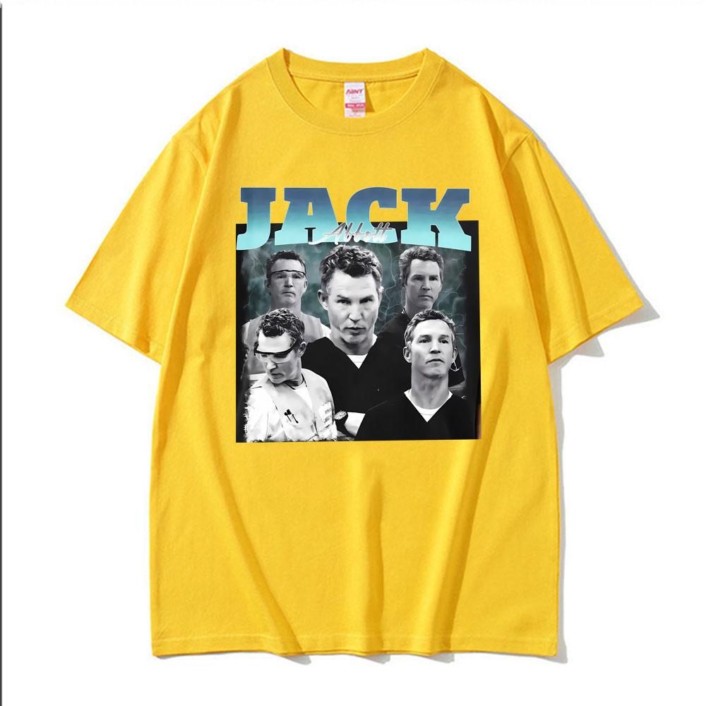 Dr Jack Abbott Vintage Unisex Graphic Tshirts Unisex Women Summer Fashion Style Classic T Shirt Cotton ONeck Loose Tee Shirt