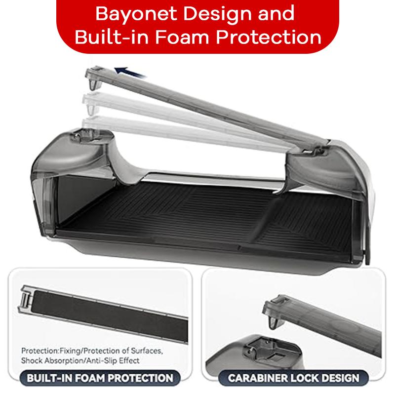 For Tesla Model Y Juniper Model 3 Highland 2025 2026 Under Screen Hidden Storage Box Behind Screen Center Console Organizer Case