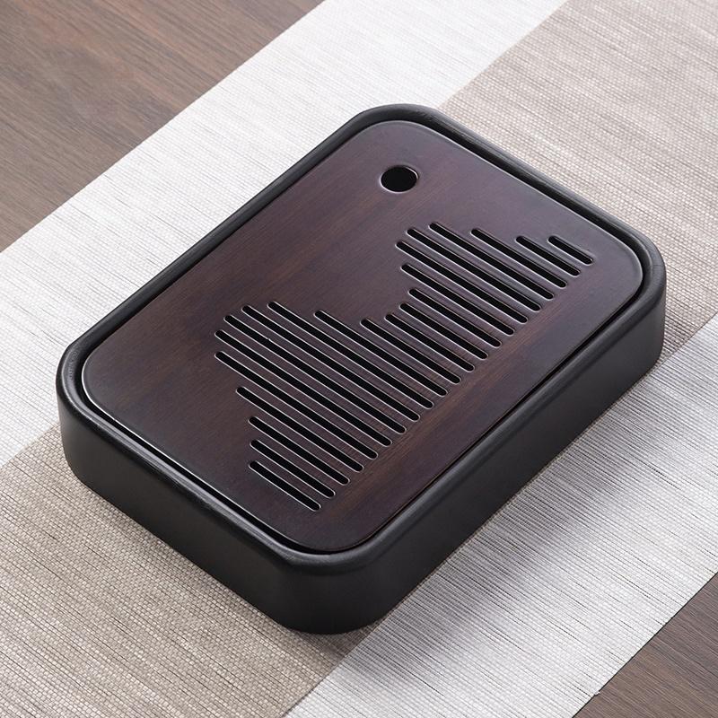 Kitchen Tea Tray Portable Dishes For Tea Bamboo Rectangle Storage Of Water Woodentray For Chinese Style Chaban Tea Table
