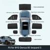 For BYD Denza B5 Window Sunshade Privacy Curtain UV‑Block Heat Insulation Opaque Camping Full Window Interior Mod Accessories