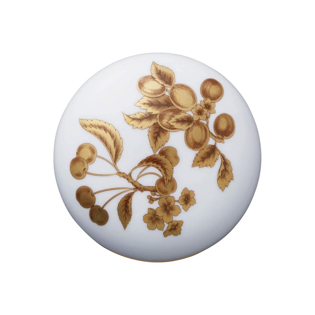 Noritake Bonbonniere Diameter Height Gold Fruit 1 Piece Gold Bone China Approx. 7.5cm, Approx. 5.5cm T54805/AC394