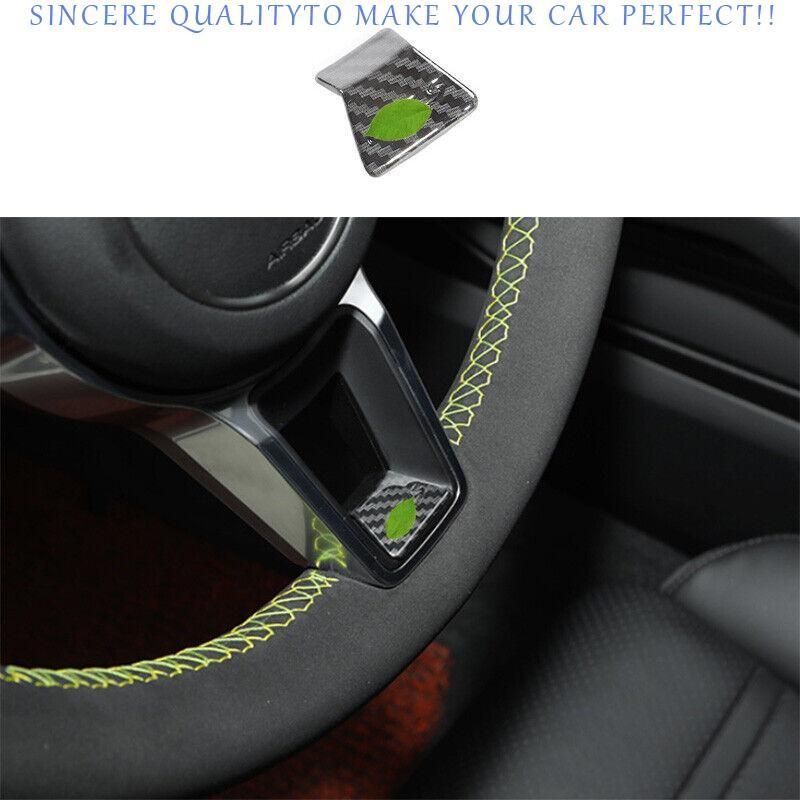 For Porsche Macan 2015-2024 ABS Carbon Fiber Steering Wheel U Sheet Cover Trim