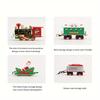 Christmas Gift Electric Train Toy, Christmas Tree Atmosphere Scene Decoration Which Can Be Suspended Halloween, Christmas Gift