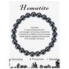 8mm Amethyst & Agate Elastic Beaded Bracelet - Natural Stone Jewelry