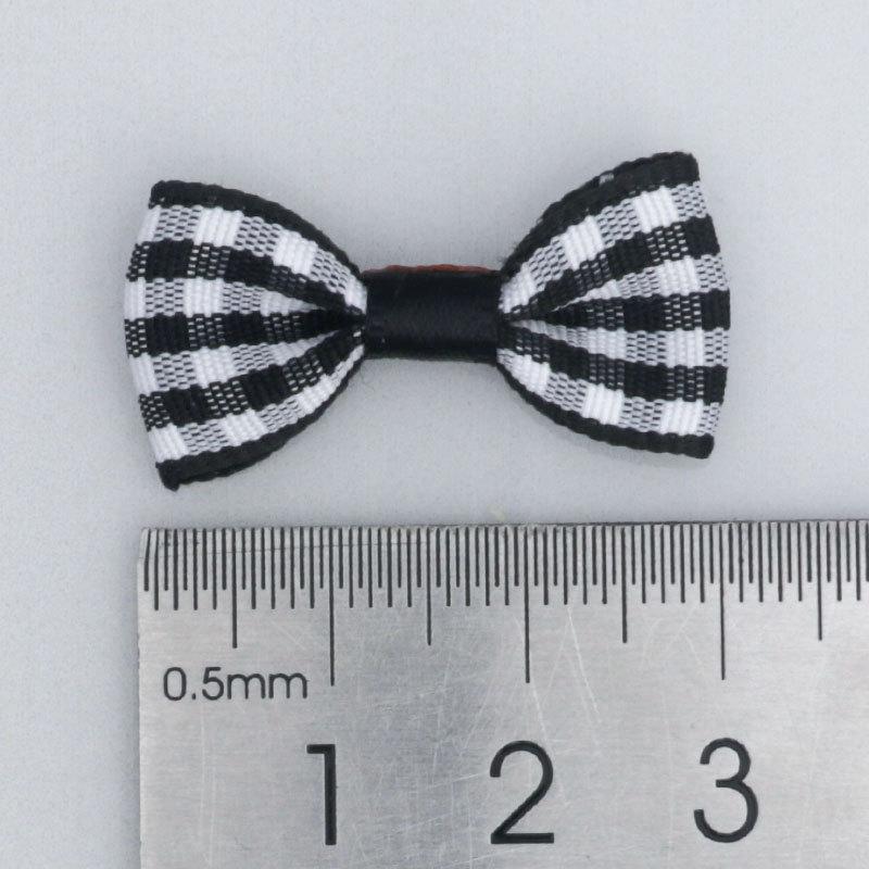 Polyester Plaid Mini Bow Tie Diy Pet Clothing Shoes Decorative Accessories Hair Accessories Hairpin Accessories