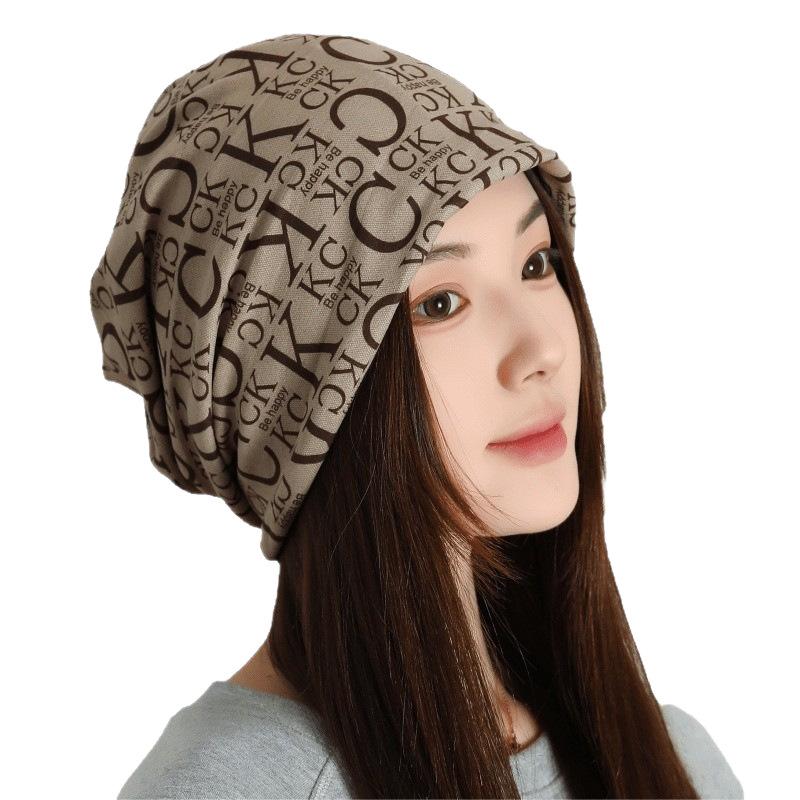Large Cashmere Twist Hat Women's Autumn and Winter Changeable Scarf Warm Windproof Thickened Neck Cover
