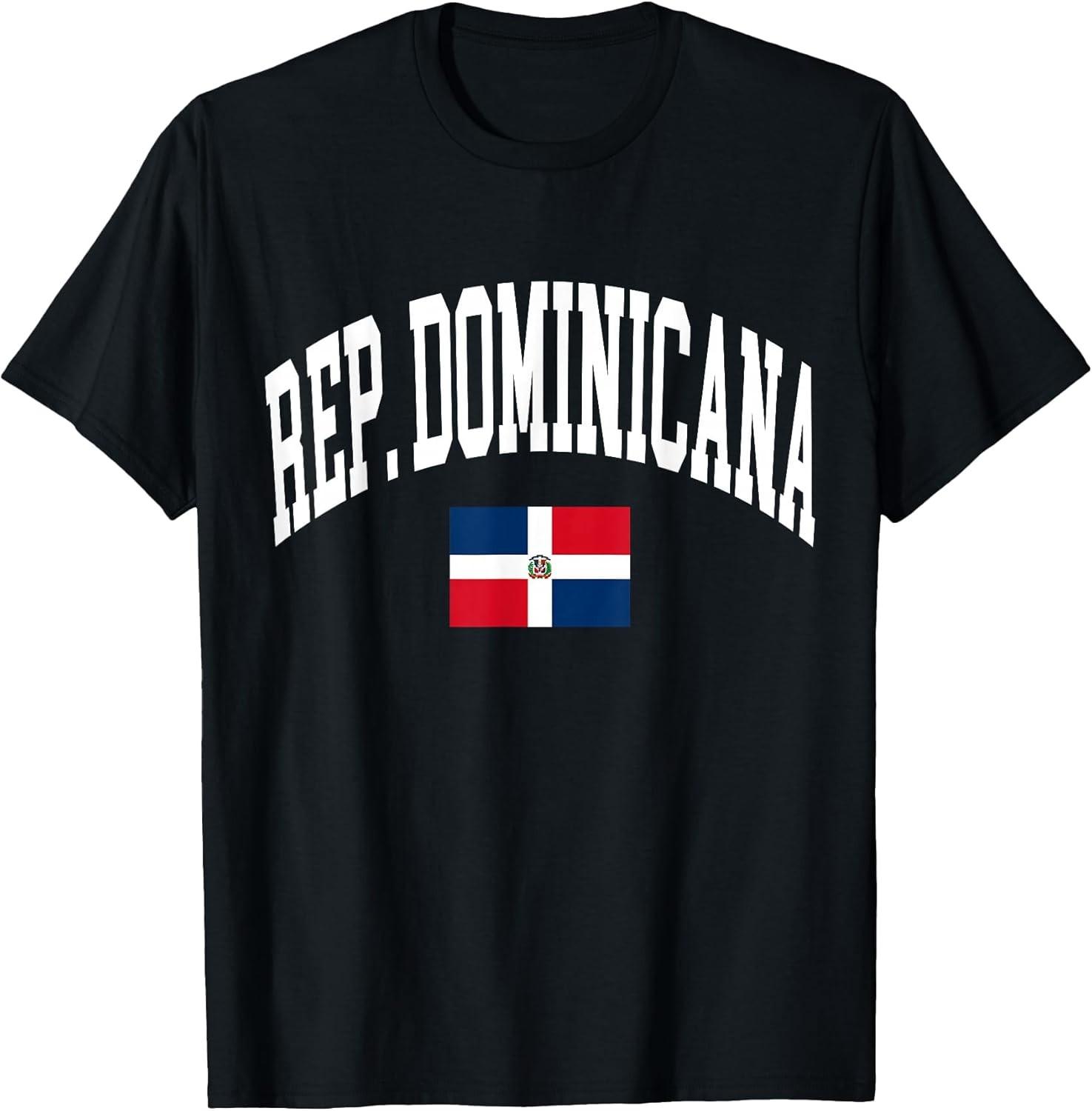 NEW LIMITED! Dominican Republic Dominicana Flag Tee - MADE IN USA XL