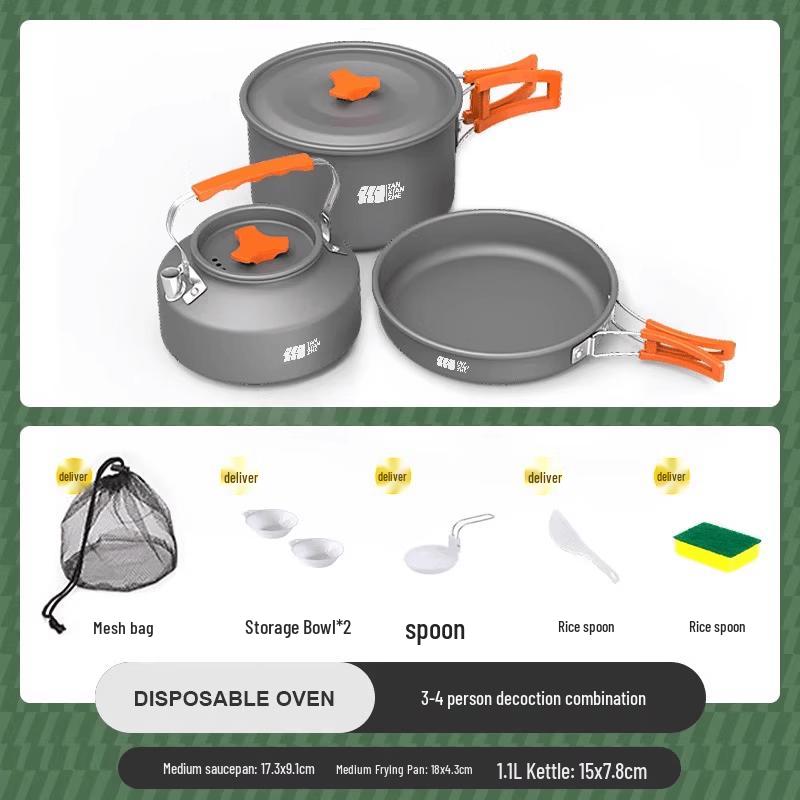 Explorer Outdoor Camping Cookware Set