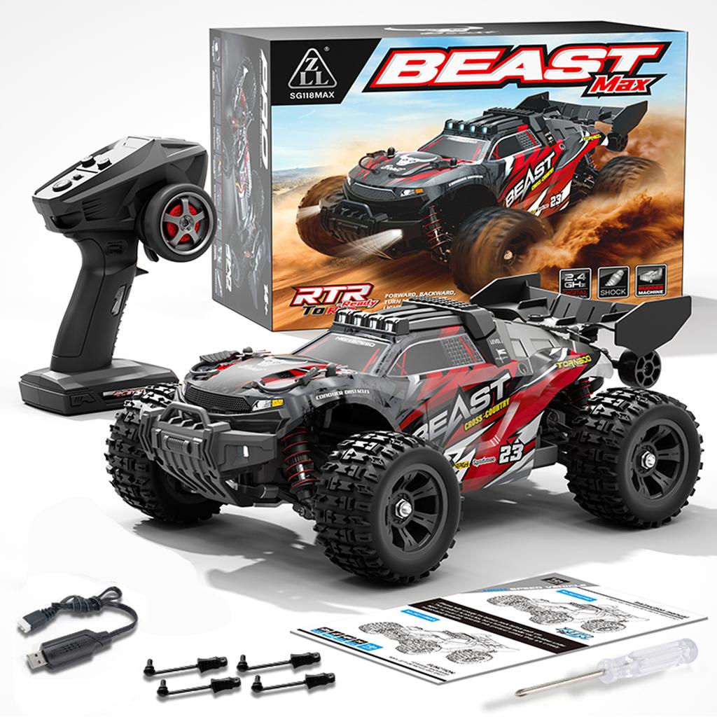 AAXS1 1:18 RC Car 4WD SG118MAX SG118PRO 60KM/H 2.4G for 1/18 Brushless Electric High Speed RC Drift Off-Road Cars Toy Christmas Gifts