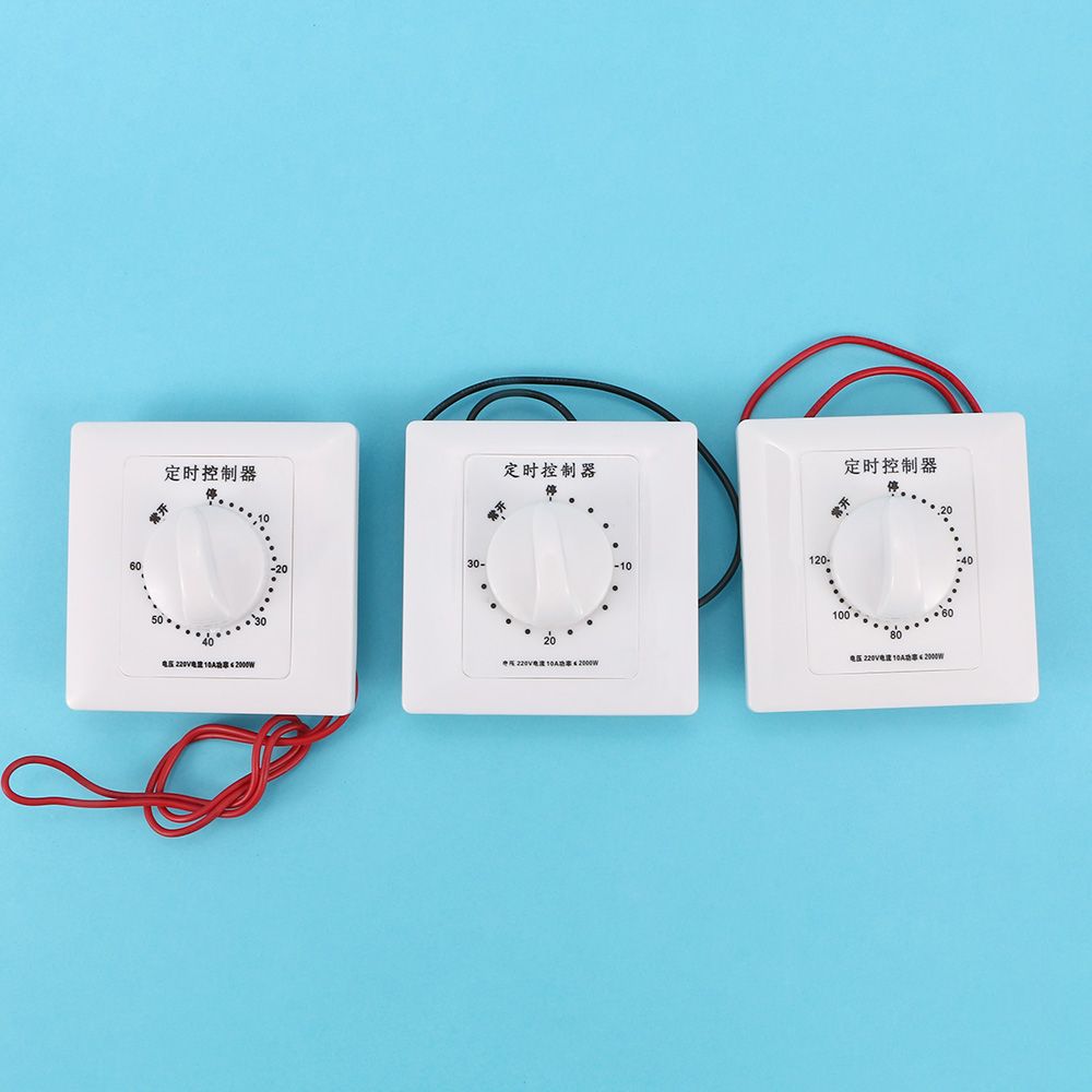 Count Down AC 220V 30/60/120 Minutes Mechanical Timing Control Tools Controller Control Interruptor Control Pump Timer Switch