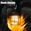 Outdoor Hanging Camping Lanterns Rechargeable Tent Light Vintage Lantern Portable Lamp for Yard Patio Garden Party
