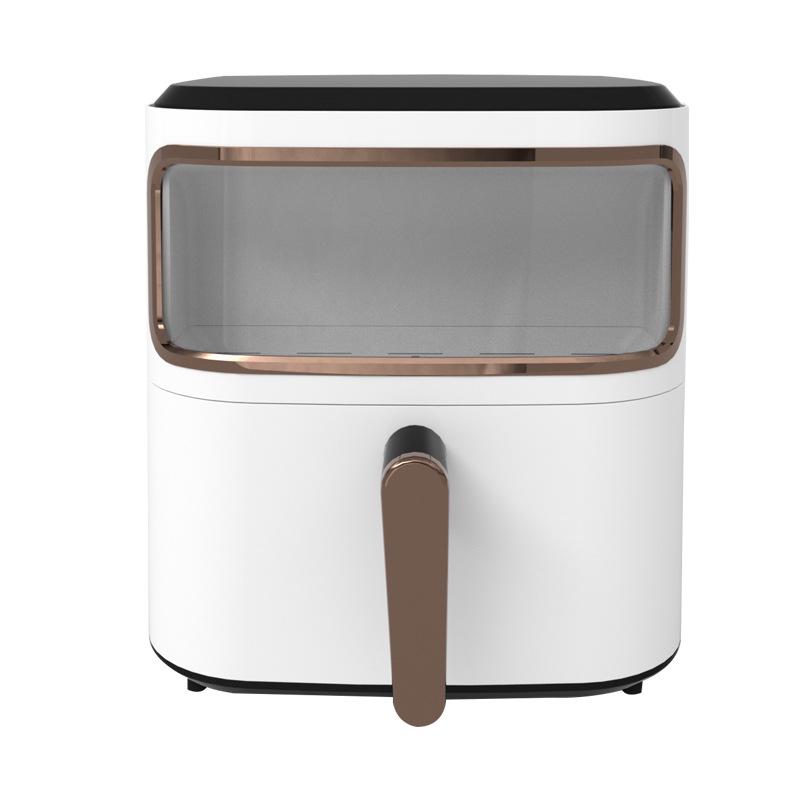 Smart Large-Capacity Air Fryer with Visual Window and 360° Surround Heating