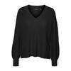 Pull zia vert gris col V manches longues Femme VERO MODA