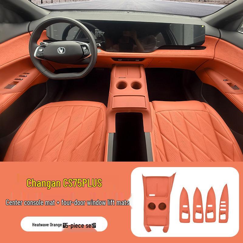 Changan CS75plus HEV Center Console Silicone Gear Shift Protective Pad - Blue Whale Edition