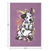 Black Ear Bull Terrier Puppy Throw Blanket Cute Designers Loose halloween Blankets