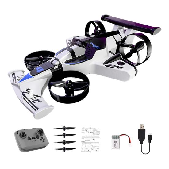 Remote Control Drone Toy 2-in-1 Land Air Mini Airplane Car Toy Kids Adults Beginner 2.4Ghz RC