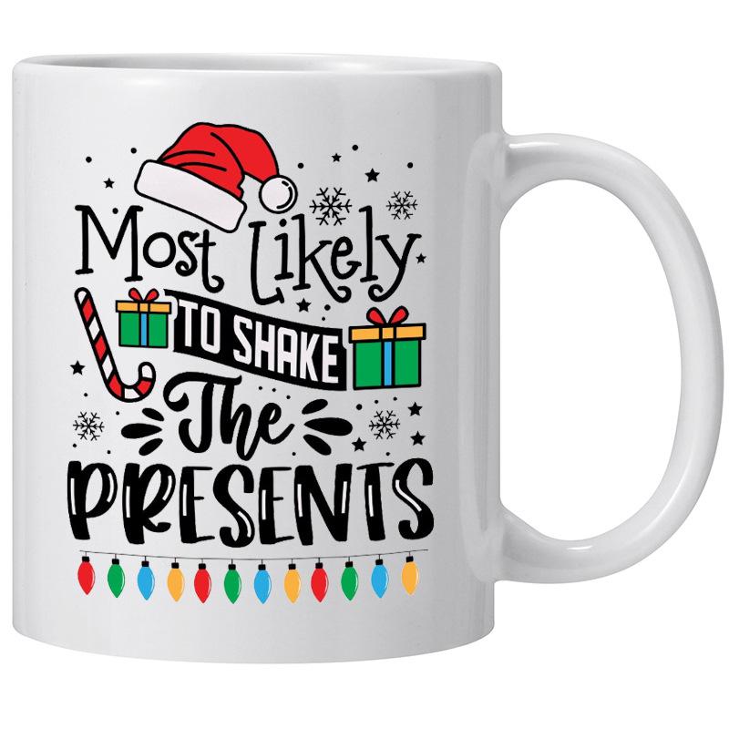 Christmas Christmas Ceramic Coffee Mug Santa Tea Mug Movies Tree Mug
