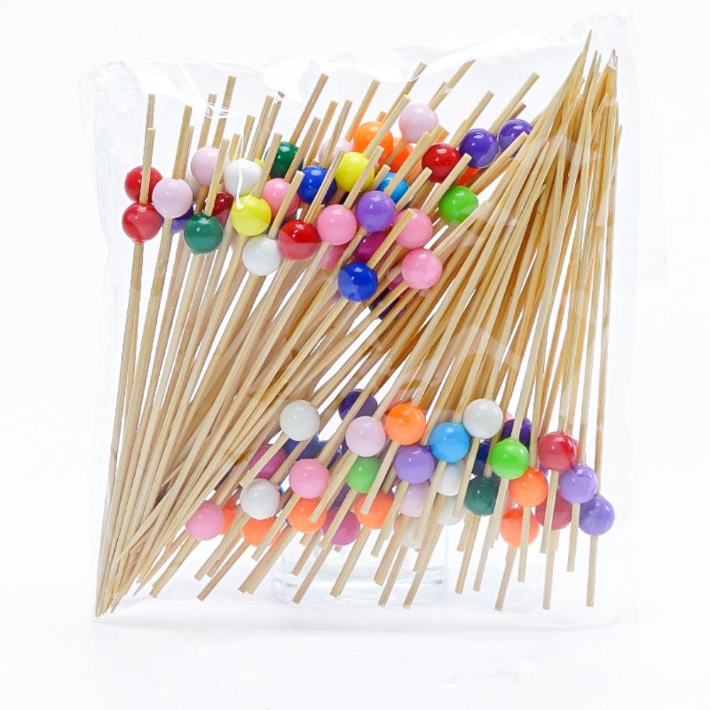 Picnic Party Supplies Cocktail Fork Wooden Dessert Salad Stick Cocktail Pick  Food Cupcake Fruit