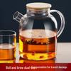High-Temperature Resistant Borosilicate Glass Teapot for Boiling Water and Brewing Tea on Electric Ceramic Stoves