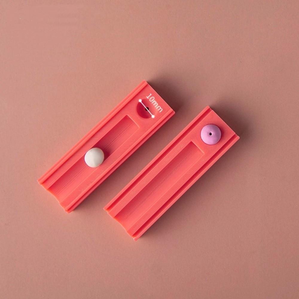 Clay Ball Punching Clay Bead Maker Tool with Hole Punch Rolling Ball Mold Polymer Clay Bead