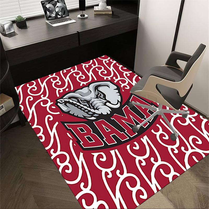 

1PC Alabama Elephant Non-Slip Floor Carpet Compatible for Office&Living Room&Bedroom&Dining room - Flat-Weave Machine-W235 60cm by 90cm