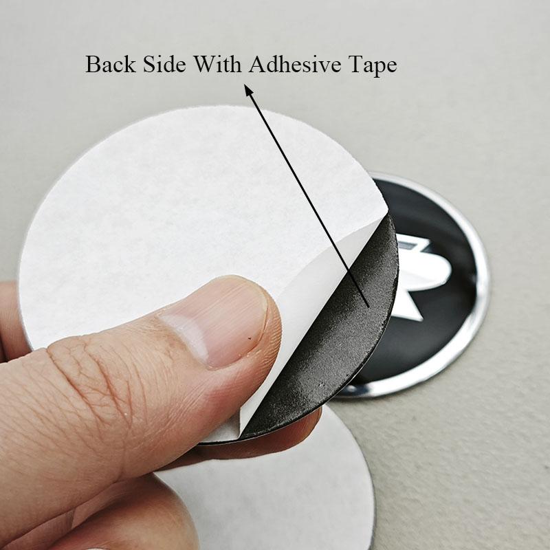 2026 Hot For VW VOLKSWAGEN 4pcs 65mm Car Hub Center Wheel Caps Sticker Logo R Badge Decal For Volkswagen VW Sagitar Passat Beetl