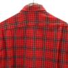 VINTAGE 60s check Long sleeve shirt L Red series Men's Used