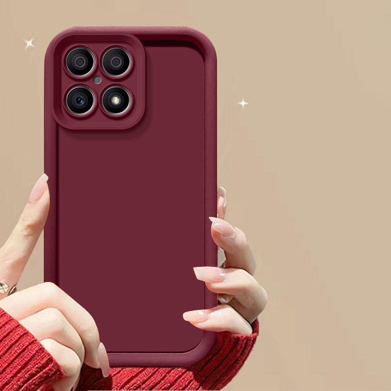 

For Honor X8 Case Honor X8 4G Phone Case Honor TFY-LX1, TFY-LX2, TFY-LX3 Anti fall protection Luxury Matte Soft Cover Honor X8 4G