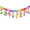 Children's Day Classroom Decorations: Cartoon Flag Banners for Kindergarten Activities